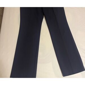 LOFT Black Ankle Cropped Pants Wide-Leg